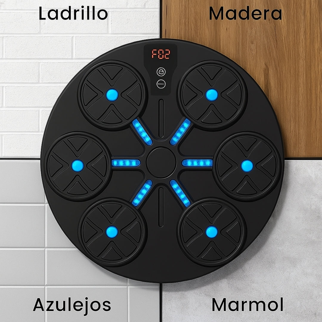 KO.PAD 2025 - Panel de Boxeo Musical Bluetooth + Guantillas MMA Profesionales de Regalo