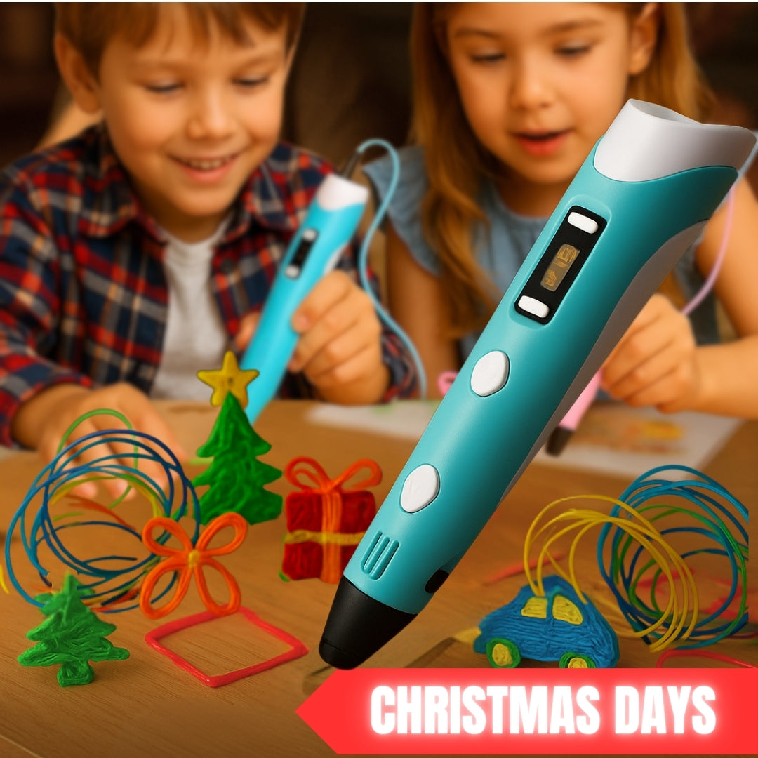 MAGICART®- Lápiz 3D + Filamentos de Regalo