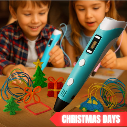 MAGICART®- Lápiz 3D + Filamentos de Regalo