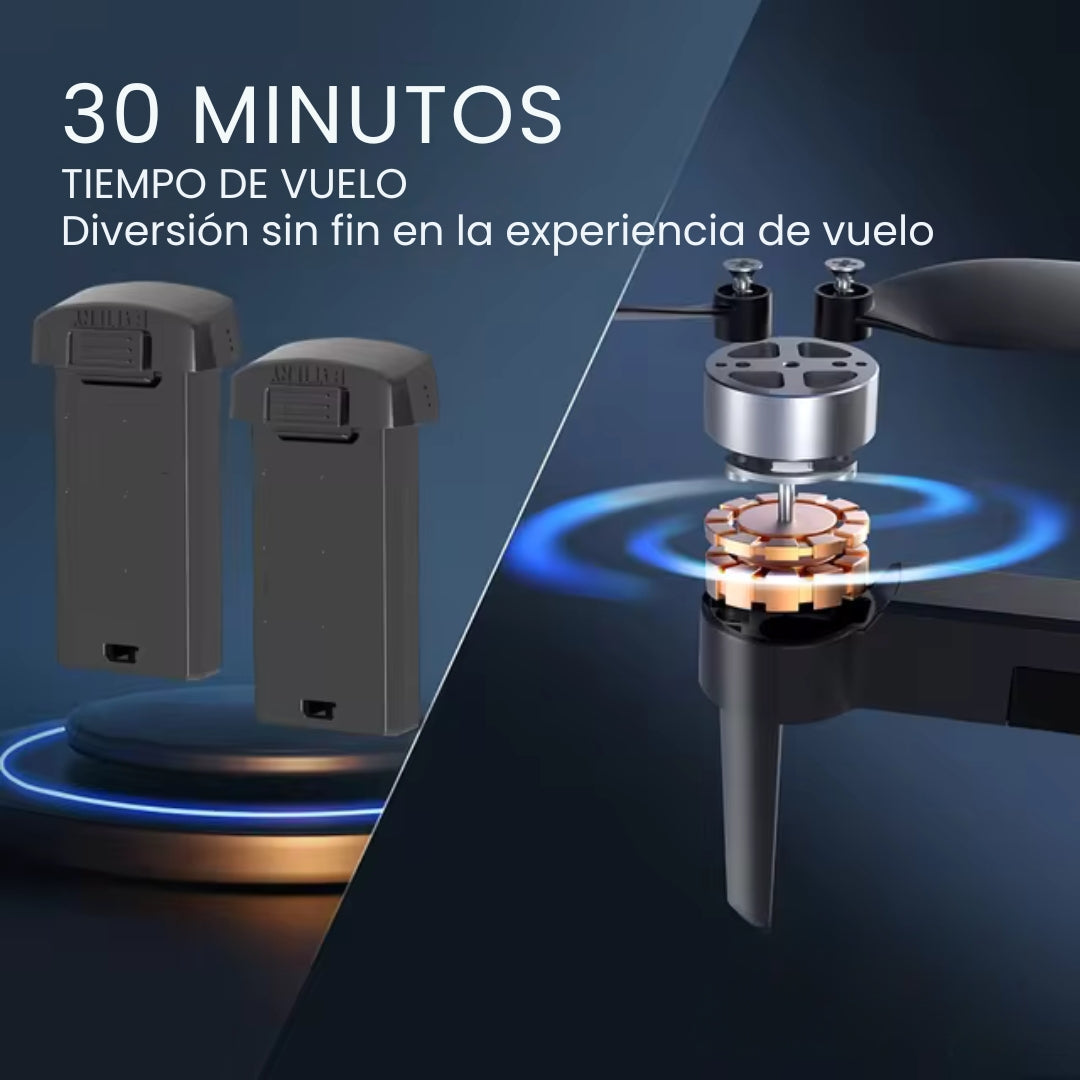 SKYFORGE® - Dron 4k + Maletín de Transporte + Batería GRATIS 🎁