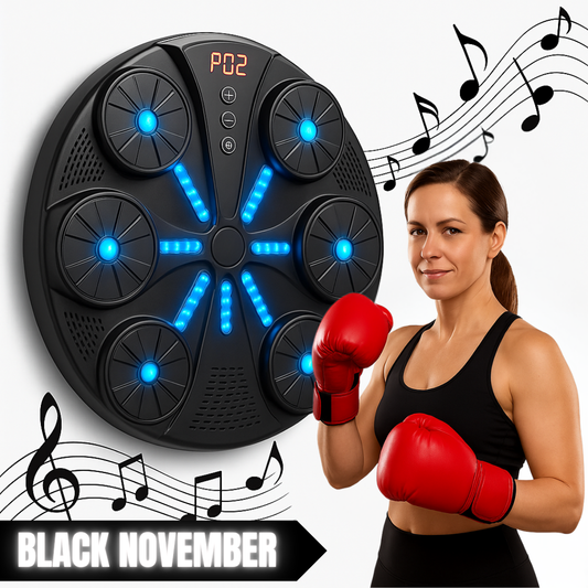 KO.PAD 2025 - Panel de Boxeo Musical Bluetooth + Guantillas MMA Profesionales de Regalo